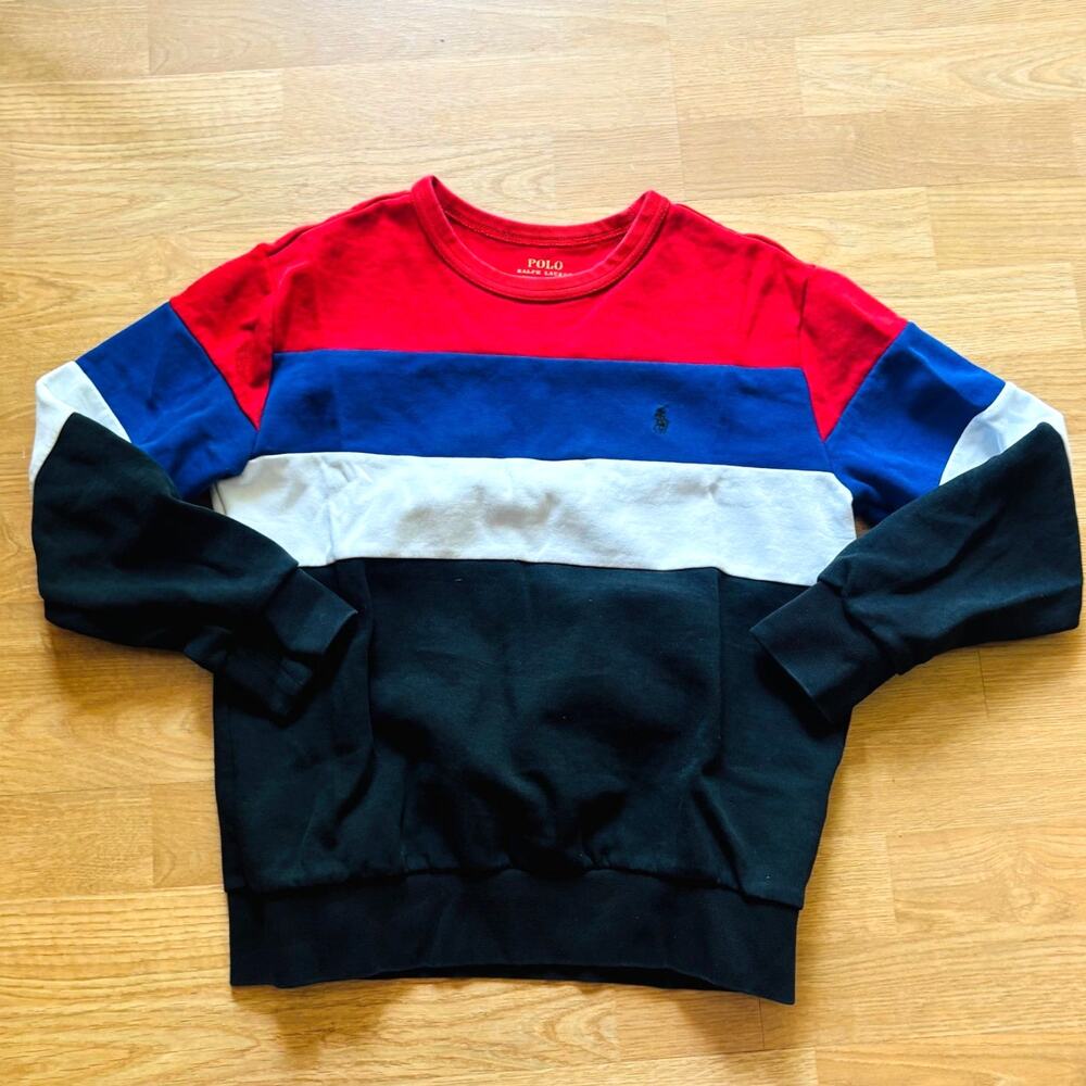 POLO RALPH LAUREN CREW NECK SWEATSHIRT MEDIUM WOMENS